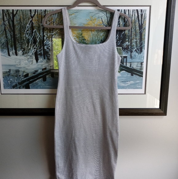 Zara Dresses & Skirts - Zara Trafaluc striped bodycon midi dress